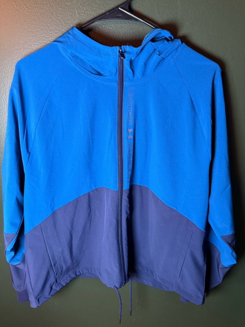Under Armour Blue Hooded Zip Jacket